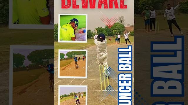 BEWARE of Bouncer Ball #cricket #shots #shorts BEWARE of Bouncer Ball #cricket #shots #shorts
