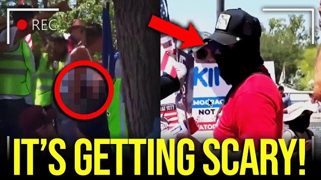 MAGA Voter THREATENS Protestors… INSTANTLY BACKFIRES! MAGA Voter THREATENS Protestors… INSTANTLY BACKFIRES!