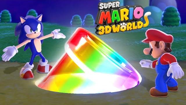 Super Mario & Sonic 3D World - Full Game Walkthrough Super Mario & Sonic 3D World - Full Game Walkthrough
