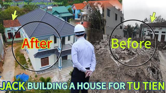 How did Jack build the house for Tu Tien? The whole process from foundation to completion How did Jack build the house for Tu Tien? The whole process from foundation to completion