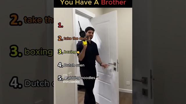 pov: when you have a brother pov: when you have a brother
