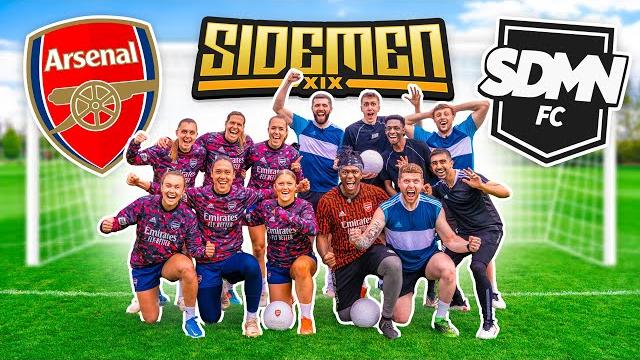 SIDEMEN VS ARSENAL WOMENS TEAM SIDEMEN VS ARSENAL WOMENS TEAM