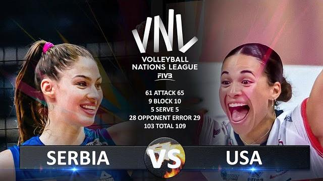 Serbia vs USA | Women's VNL 2025 Serbia vs USA | Women's VNL 2025
