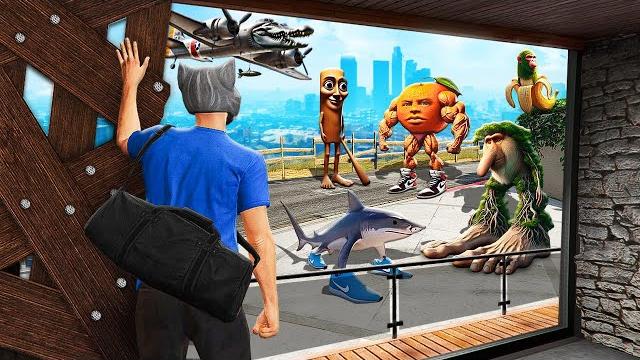 SAVING Franklin's HOUSE from ITALIAN BRAINROT in GTA 5! SAVING Franklin's HOUSE from ITALIAN BRAINROT in GTA 5!