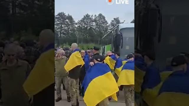 ️️️ ПЕРВЫЕ кадры освобожденных из плена УКРАИНЦЕВ! ️️️ ПЕРВЫЕ кадры освобожденных из плена УКРАИНЦЕВ!