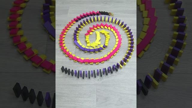 Domino Effect | Spiral Domino Effect | Spiral