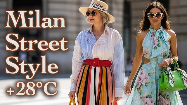 +28°C/82°F –June 2025 Milan Fashion – What Stylish People Are Wearing. Beautiful Summer Outfits +28°C/82°F –June 2025 Milan Fashion – What Stylish People Are Wearing. Beautiful Summer Outfits