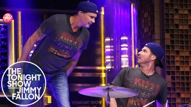 Will Ferrell and Chad Smith Drum-Off Will Ferrell and Chad Smith Drum-Off