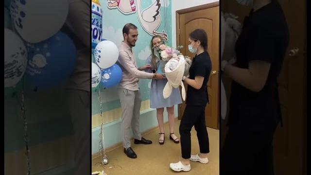 Выписка из роддома 🩵 Выписка из роддома 🩵