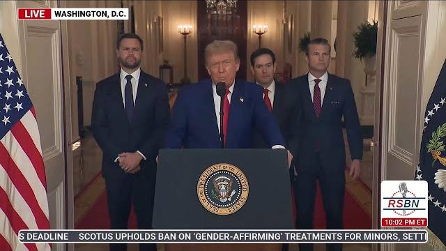 LIVE REPLAY: President Trump Addresses Nation Following U.S. Attack on Iran's Nuclear Sites -6/21/25 LIVE REPLAY: President Trump Addresses Nation Following U.S. Attack on Iran's Nuclear Sites -6/21/25
