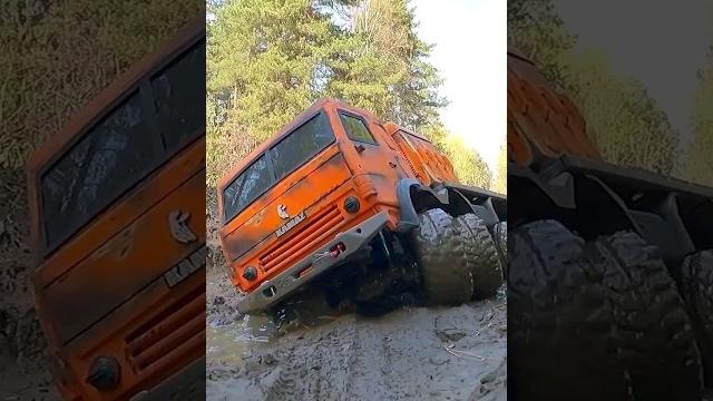 Stuck in Mud: Kamaz 8x8 and UAZ 4x4 RC Cars Stuck in Mud: Kamaz 8x8 and UAZ 4x4 RC Cars