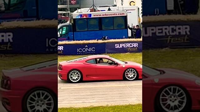 INSANE SOUND! FERRARI 360 CHALLENGE STRADALE FLAT OUT LAUNCH AT SUPERCAR FEST! #shorts #trending #yt INSANE SOUND! FERRARI 360 CHALLENGE STRADALE FLAT OUT LAUNCH AT SUPERCAR FEST! #shorts #trending #yt