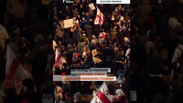 День советской оккупации: шествия в Тбилиси День советской оккупации: шествия в Тбилиси