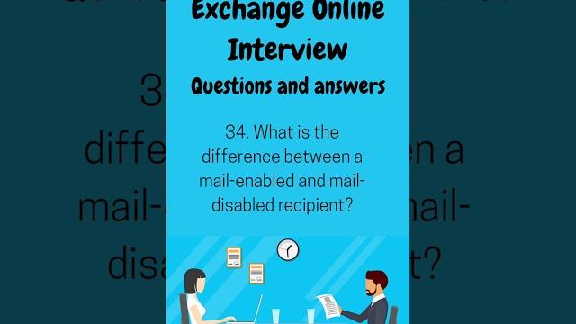 Exchange online Interview questions and answers #shorts #shortsfeed #youtubeshorts #office365 #m365 Exchange online Interview questions and answers #shorts #shortsfeed #youtubeshorts #office365 #m365