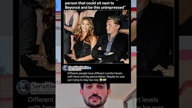 Leonardo DiCaprio is the only person that could sit next to Beyoncé and be this unimpressed️#memes Leonardo DiCaprio is the only person that could sit next to Beyoncé and be this unimpressed️#memes