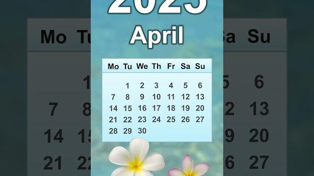 April 2025 Calendar April 2025 Calendar