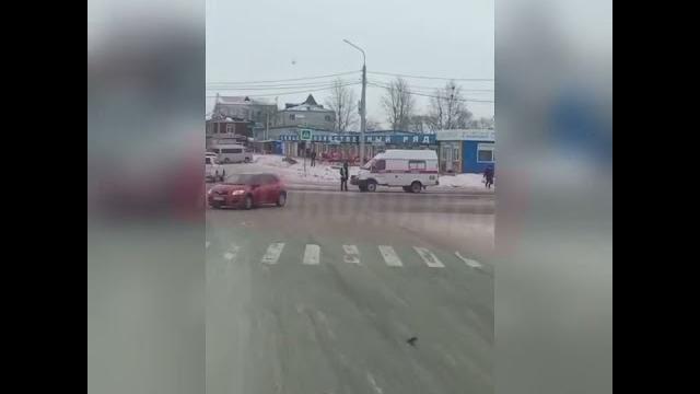 Скорая попала в ДТП в Благовещенске Скорая попала в ДТП в Благовещенске