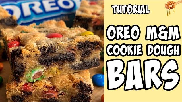 Oreo M&M Cookie Dough Bars! Recipe tutorial #Shorts Oreo M&M Cookie Dough Bars! Recipe tutorial #Shorts