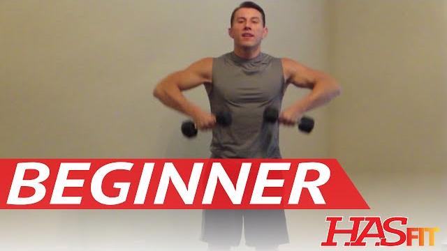 15 Minute Beginner Weight Training - Easy Exercises - HASfit Beginners Workout Routine - Strength 15 Minute Beginner Weight Training - Easy Exercises - HASfit Beginners Workout Routine - Strength