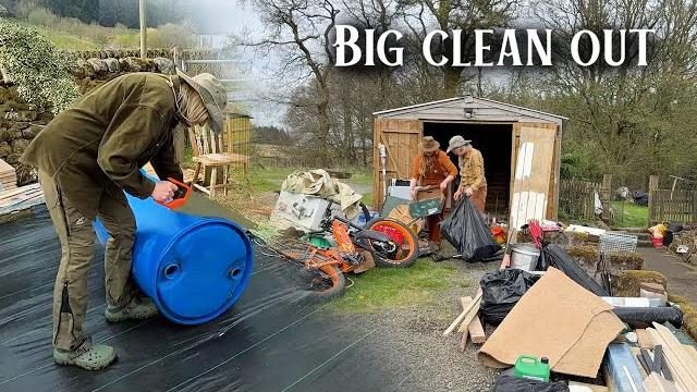 All the stuff is overwhelming. Making a Water Butt for the Kitchen Garden + Big Shed Cleanout! All the stuff is overwhelming. Making a Water Butt for the Kitchen Garden + Big Shed Cleanout!