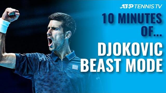 10 MINUTES OF: Novak Djokovic 'Beast Mode' Tennis 10 MINUTES OF: Novak Djokovic 'Beast Mode' Tennis