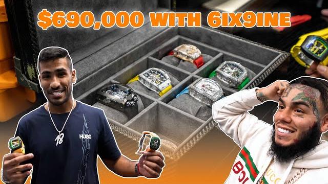 6ix9ine Goes Richard Mille Shopping at TimePieceTrading! 6ix9ine Goes Richard Mille Shopping at TimePieceTrading!