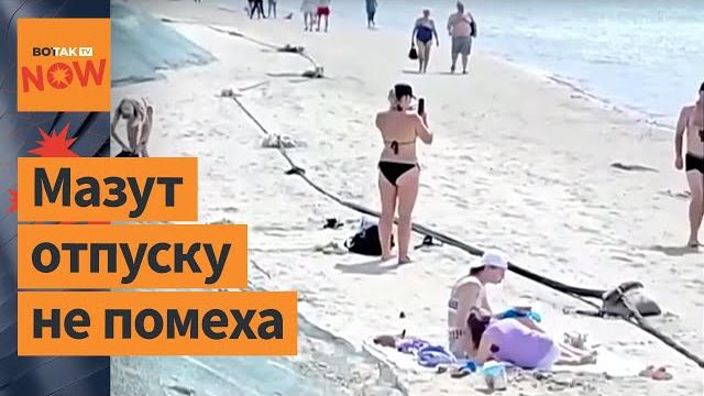 Анапа: россияне заполонили загрязненные пляжи Анапа: россияне заполонили загрязненные пляжи