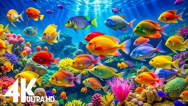 Aquarium 4K Ultra HD - Stunning Coral Reef Fish with Relaxing Meditation Music for Sleep Aquarium 4K Ultra HD - Stunning Coral Reef Fish with Relaxing Meditation Music for Sleep