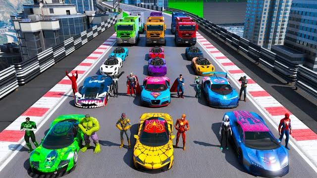 New racing GTA V Super and trucks Cars Stunt Race Challenge New racing GTA V Super and trucks Cars Stunt Race Challenge