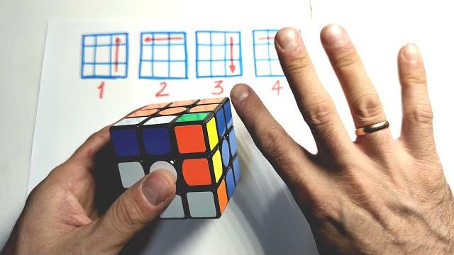 КАК СОБРАТЬ КУБИК РУБИКА ЗА 4 ДВИЖЕНИЯ БЕЗ АЛГОРИТМОВ И ФОРМУЛ КАК СОБРАТЬ КУБИК РУБИКА ЗА 4 ДВИЖЕНИЯ БЕЗ АЛГОРИТМОВ И ФОРМУЛ