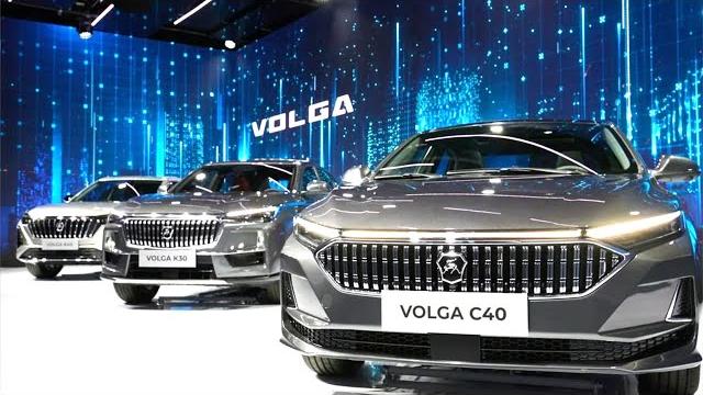 New Volga S40, K30 and K40 cars shown in Russia New Volga S40, K30 and K40 cars shown in Russia