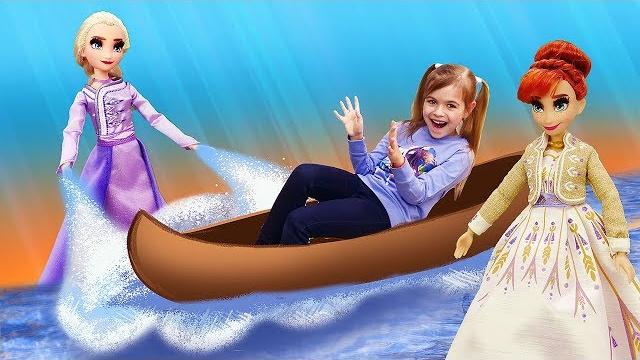 Новые игрушки Холодное Сердце 2 - Анна и Юля ищут Эльзу! - Куклы из мультфильмов девочкам Новые игрушки Холодное Сердце 2 - Анна и Юля ищут Эльзу! - Куклы из мультфильмов девочкам