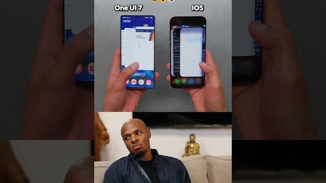 Samsung One UI 7 vs Apple iOS Comparison #trending #foryou #viralshort #shorts_feed #samsung #iphone Samsung One UI 7 vs Apple iOS Comparison #trending #foryou #viralshort #shorts_feed #samsung #iphone