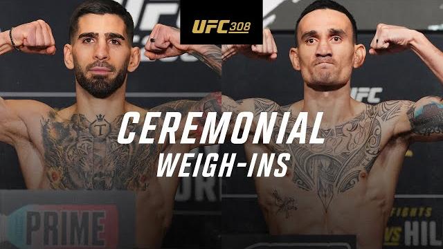 UFC 308: Ceremonial Weigh-In UFC 308: Ceremonial Weigh-In