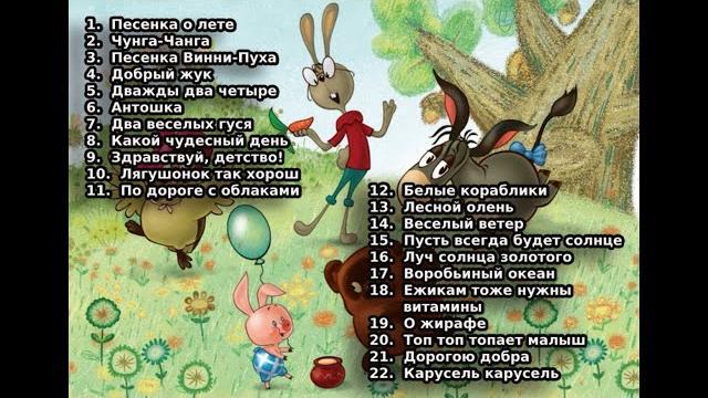 Любимые Детские Песни слушать 49 МИНУТ NON-STOP Любимые Детские Песни слушать 49 МИНУТ NON-STOP
