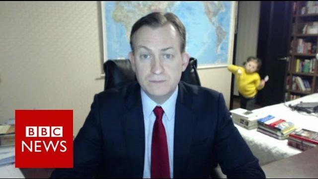 Children interrupt BBC News interview - BBC News Children interrupt BBC News interview - BBC News