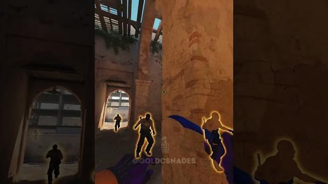 DEVICE B ENTRY FLASH ON DUST 2 #shorts #cs2 DEVICE B ENTRY FLASH ON DUST 2 #shorts #cs2