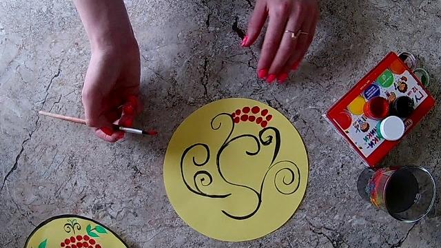 Обучающее видео "Завиток. Хохлома" Обучающее видео "Завиток. Хохлома"