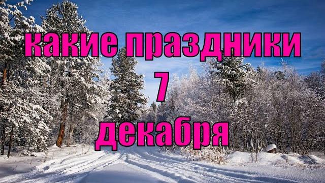 какой сегодня праздник? \ 7 декабря \ праздник каждый день \ праздник к нам приходит \ есть повод какой сегодня праздник? \ 7 декабря \ праздник каждый день \ праздник к нам приходит \ есть повод