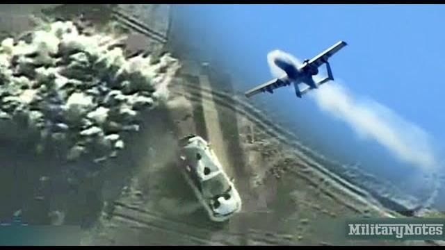 A-10 Warthog 30mm cannon vs Taliban getaway vehicle A-10 Warthog 30mm cannon vs Taliban getaway vehicle