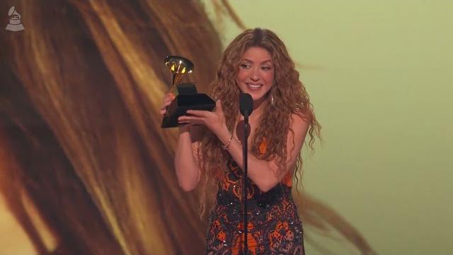 SHAKIRA Wins BEST LATIN POP ALBUM For 'LAS MUJERES YA NO LLORAN' | 2025 GRAMMYs Acceptance Speech SHAKIRA Wins BEST LATIN POP ALBUM For 'LAS MUJERES YA NO LLORAN' | 2025 GRAMMYs Acceptance Speech