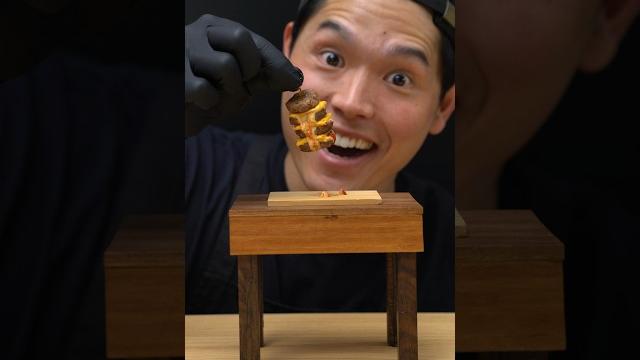 Tiny Cheese Burger @TastemadeJapan Tiny Cheese Burger @TastemadeJapan
