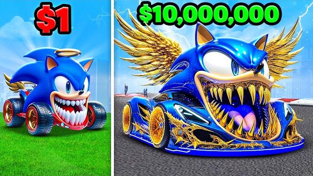 $1 To $10,000,000 GOD SONIC CAR In GTA 5! $1 To $10,000,000 GOD SONIC CAR In GTA 5!