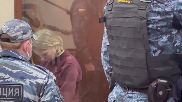 Дарья Трепова в Басманном суде Дарья Трепова в Басманном суде