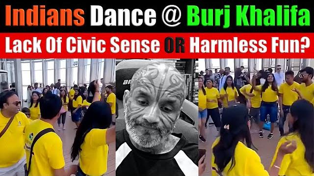 Indians Dance Controversy In Dubai As Indians Group Dance On Top Of Burj Khalifa - Video 8549 Indians Dance Controversy In Dubai As Indians Group Dance On Top Of Burj Khalifa - Video 8549