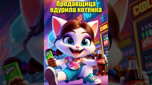 Продавщица одурила котёнка в нейросети #юмор #мультик #cats #dalle3 #chatgpt #cartoon #кот #ии Продавщица одурила котёнка в нейросети #юмор #мультик #cats #dalle3 #chatgpt #cartoon #кот #ии