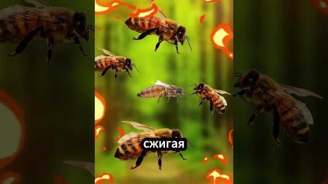Пчёлы, убивающие свою королеву! #факты Пчёлы, убивающие свою королеву! #факты
