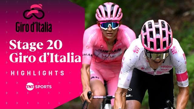 DRAMATIC PENULTIMATE STAGE! | Men's Giro d'Italia Stage 20 Race Highlights | TNT Sports Cycling DRAMATIC PENULTIMATE STAGE! | Men's Giro d'Italia Stage 20 Race Highlights | TNT Sports Cycling
