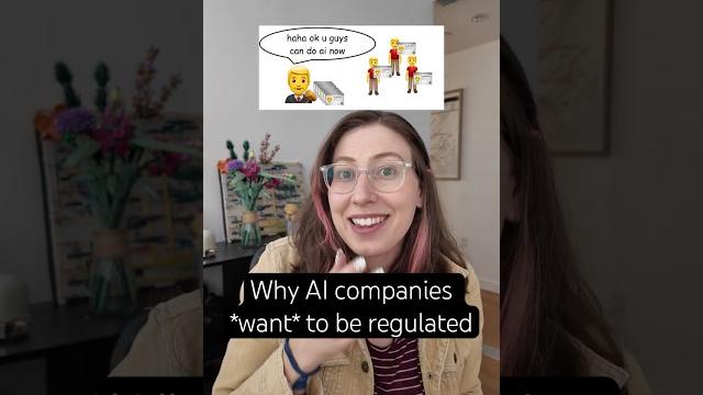 Why OpenAI actually *wants* to be regulated Why OpenAI actually *wants* to be regulated
