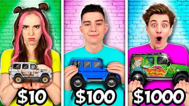 Игрушечный ГЕЛИК за 10$ vs 100$ vs 1000$ Челлендж ! Игрушечный ГЕЛИК за 10$ vs 100$ vs 1000$ Челлендж !